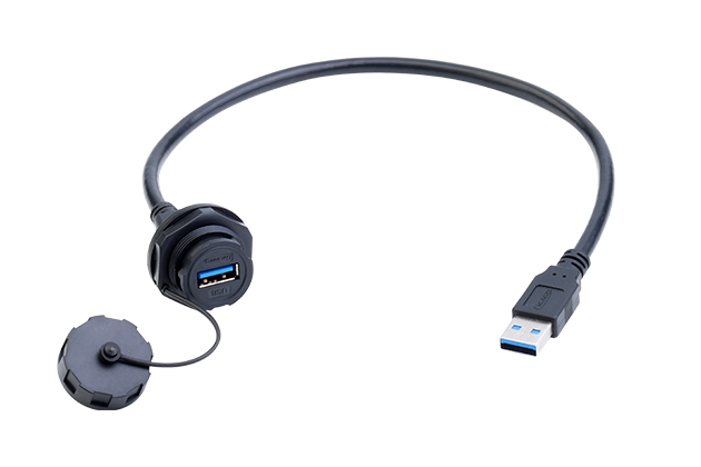 USB3.0焊線(xiàn)SR插座(公(gōng)頭+母座 線(xiàn)長(zhang)1米)